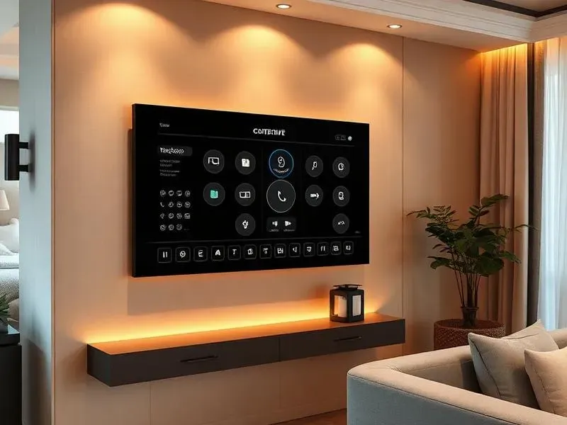 Painel de automação residencial